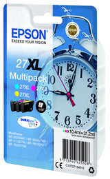 Epson Alarm clock Multipack 3-colour 27XL DURABrite Ultra Ink