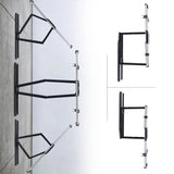 StarTech.com Ultra-Slim Articulating TV Wall Mount for up to 65-inch and 99lb/45kg Flat Screens, VESA 600x400, TAA-Compliant Low-Profile Bracket