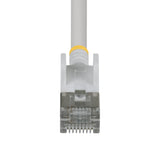 StarTech.com 3m White Ultra Slim Cat6A Ethernet Cable, Snagless, FTP, Pure Bare Copper Wire, 34AWG Slim RJ45 Network Patch Cord, Individually Tested