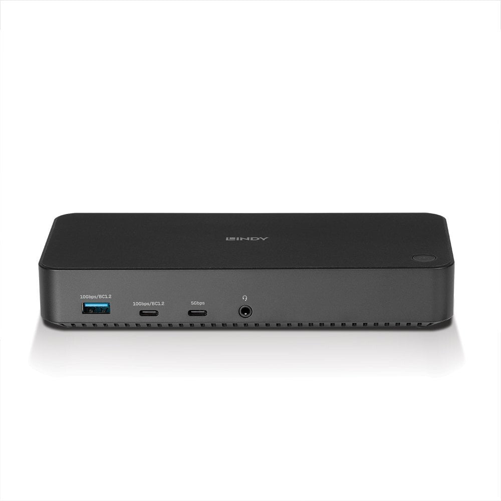 Lindy DST-Pro Universal, USB-C and Type A Hybrid Laptop Docking Station - 4K HDMI, 2x4K (DP or HDMI)