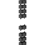 Fellowes 100136871 cable organizer Desk Cable sleeve Black 1 pc(s)