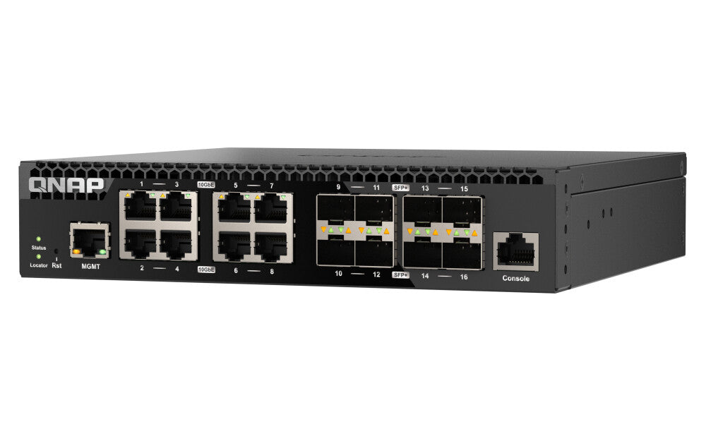 QNAP QSW-M3216R-8S8T network switch Managed L2/L3 10G Ethernet (100/1000/10000) 1U Black