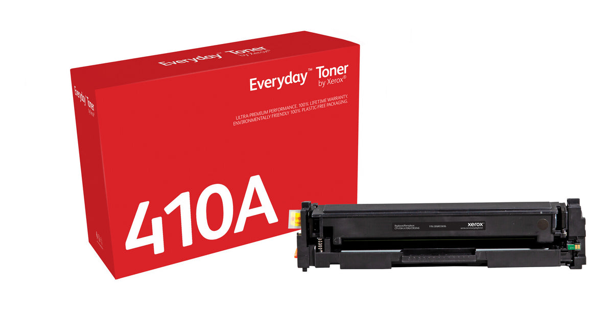EverydayTM Black Toner by Xerox compatible with HP 410A (CF410A), Standard capacity