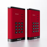 iStorage diskAshur³ SSD 4TB Red | Secure Portable Solid State Drive | FIPS 140-3 Level 3 Complaint |Common Criteria EAL 5+ | PIN protected | AES-XTS 256-bit hardware encryption | GDPR, TAA Compliant | Dust/Water Resistant |