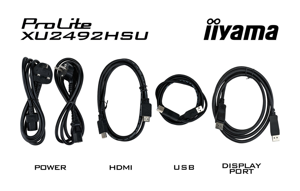 iiyama ProLite 24” IPS technology panel with USB hub and 100Hz refresh rate