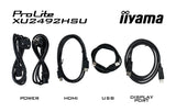 iiyama ProLite 24” IPS technology panel with USB hub and 100Hz refresh rate