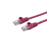 connektgear 7m RJ45 CAT6 UTP Stranded Flush Moulded LS0H Network Cable - 24AWG - Pink