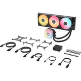 Corsair iCUE LINK TITAN II 360 RX RGB Processor All-in-one liquid cooler 36 cm Black 1 pc(s)
