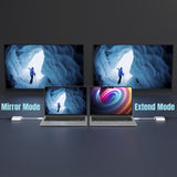 j5create USB-C to Dual USB-C with Video or Power Delivery