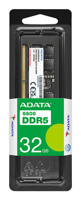 ADATA AD5S560032G-S memory module 32 GB 1 x 32 GB DDR5 262-pin SO-DIMM ECC
