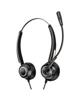 Urban Factory MOVEE: OVER-THE-EAR USB WIRED HEADSET WITH REMOTE CONTROL - USB-A. USB-C and 3.5 mm Jack
