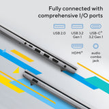 ASUS Vivobook 15 X1504VA-BQ3782W Intel Core 7 150U Laptop 39.6 cm (15.6") Full HD 16 GB DDR4-SDRAM 1 TB SSD Wi-Fi 6 (802.11ax) Windows 11 Home Silver