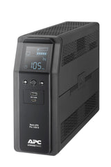 APC Back-UPS Pro, 1200VA/720W, Tower, 230V, 8x IEC C13 outlets, Sine Wave, AVR, USB Type A + C ports, LCD, User Replaceable Battery