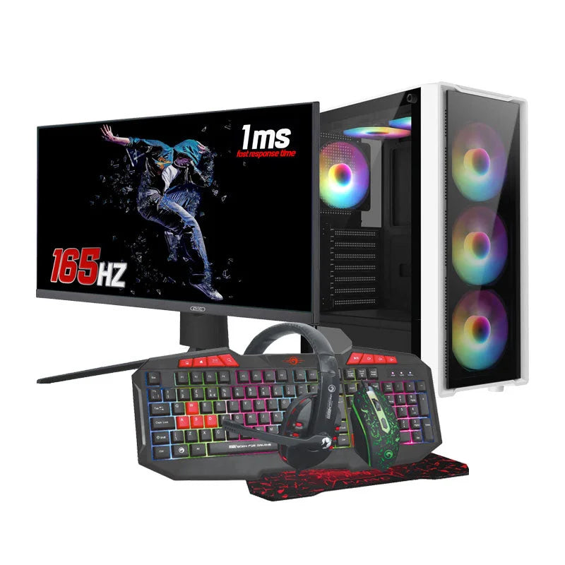 DCG PowerPlay i5 Gaming PC Bundle - Intel i5-12400F - AMD