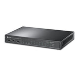 TP-LINK (TL-SL1311MP) Switch PoE+ de bureau non géré à 8 ports, 8 ports 10/100 Mbps + 2 ports Gigabit RJ45 et 1 Gigabit SFP