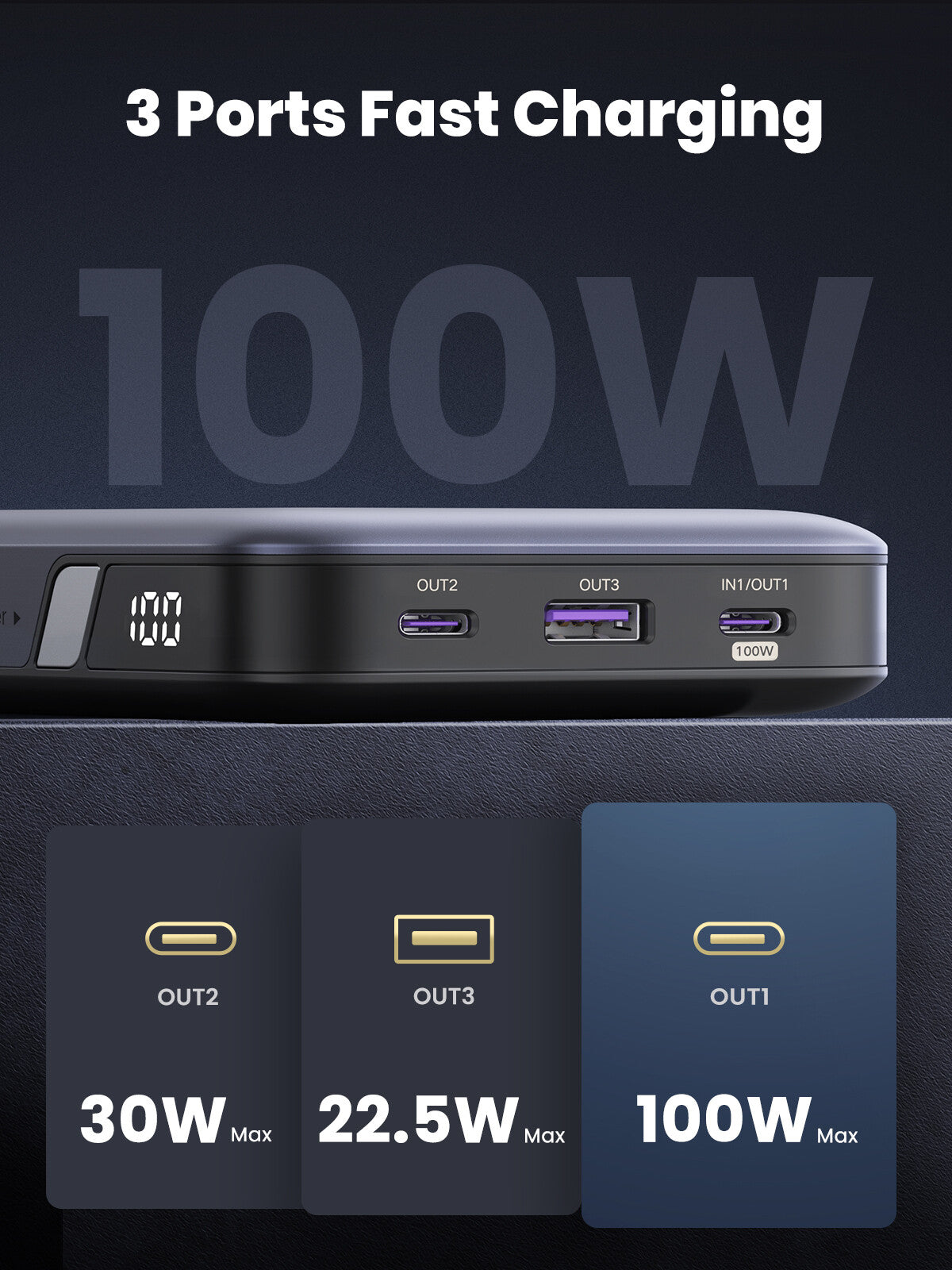Mah Grey Ugreen 25188 power bank 20000 mAh Grey – Direct Computers