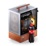 Jonsbo T7 Midi Tower Wood, Silver