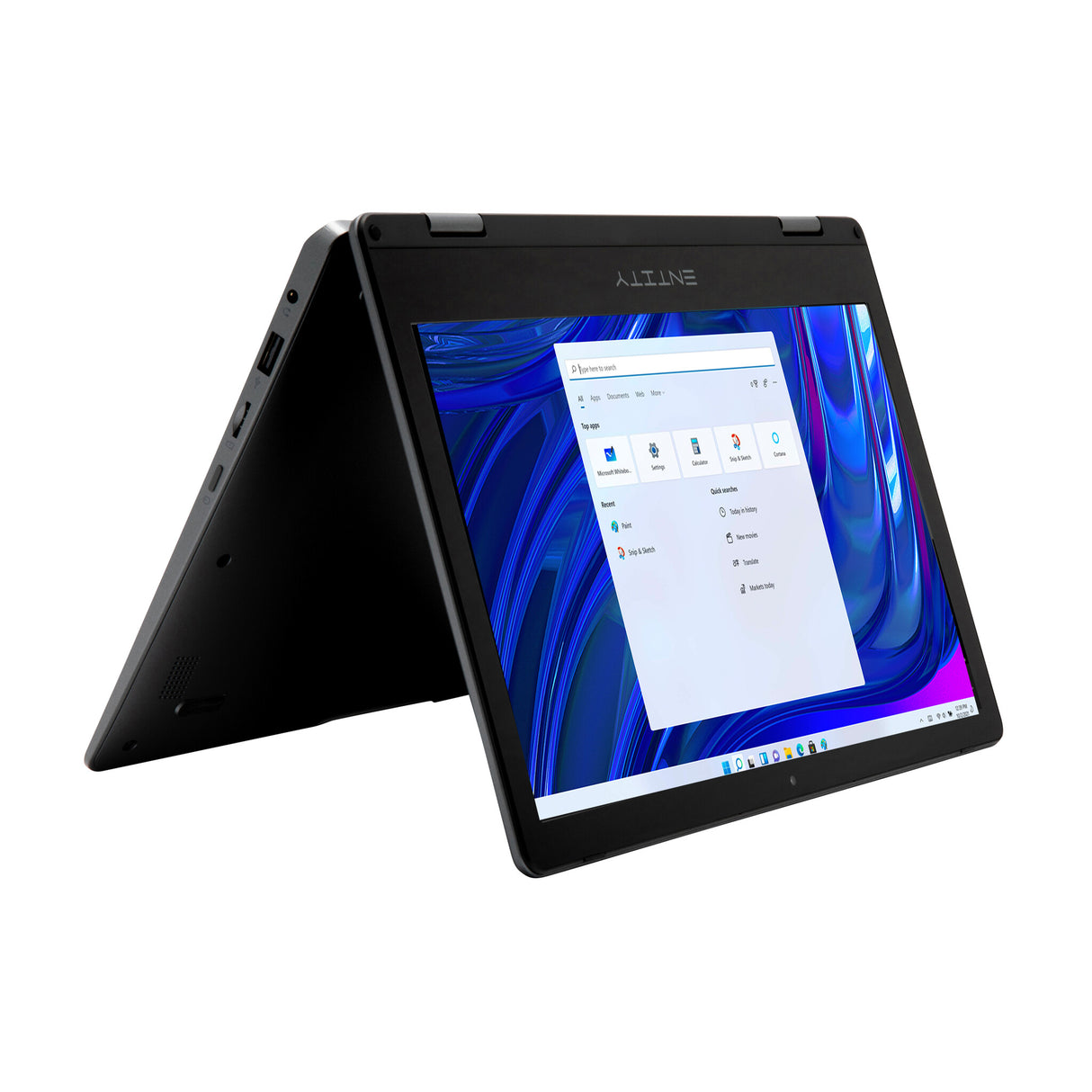 Entity Book 11.6" 2in1 Convertible Targa Laptop Intel® Celeron® Dual-Core N4020 29.5 cm (11.6") Touchscreen HD 4 GB LPDDR4-SDRAM 128 GB eMMC Wi-Fi 5 (802.11ac) Windows 11 Home UK English Grey