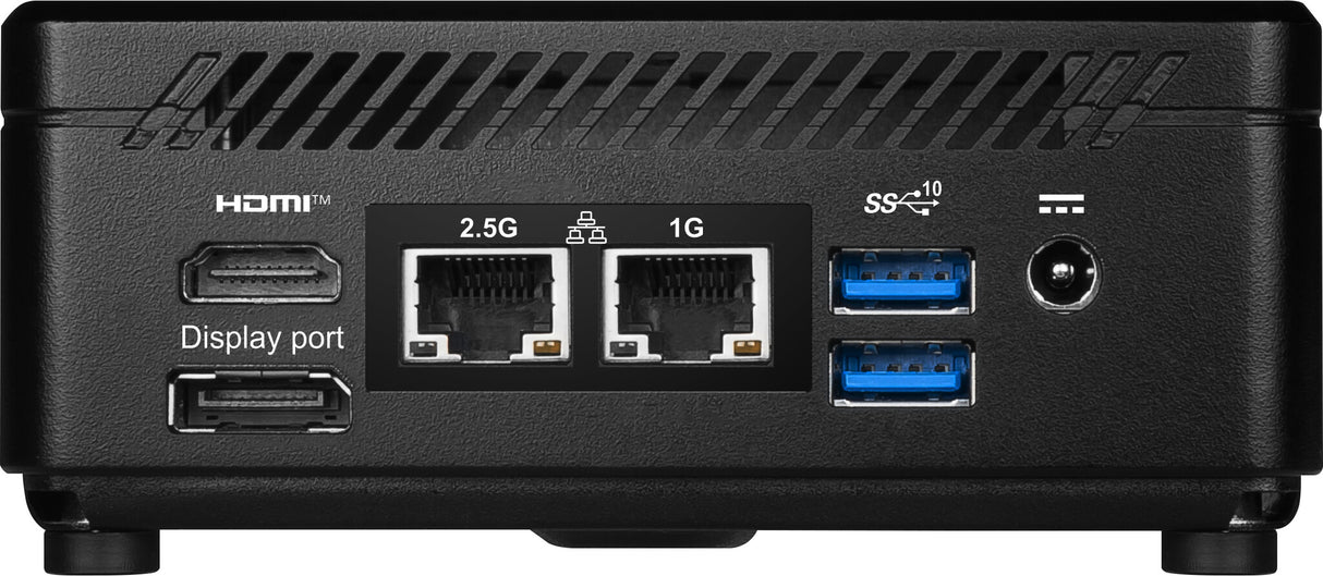 MSI Cubi 5 12M Intel Core i7 1255U Desktop PC, NUC, SFF, Mini Computer, HTPC, (16GB RAM, 512GB SSD, Windows 11 PRO), IRIS XE Graphics/ThunderBolt 4/Type C/HDMI/DisplayPort/Dual LAN/WiFi 6E/BT 5.3/VESA