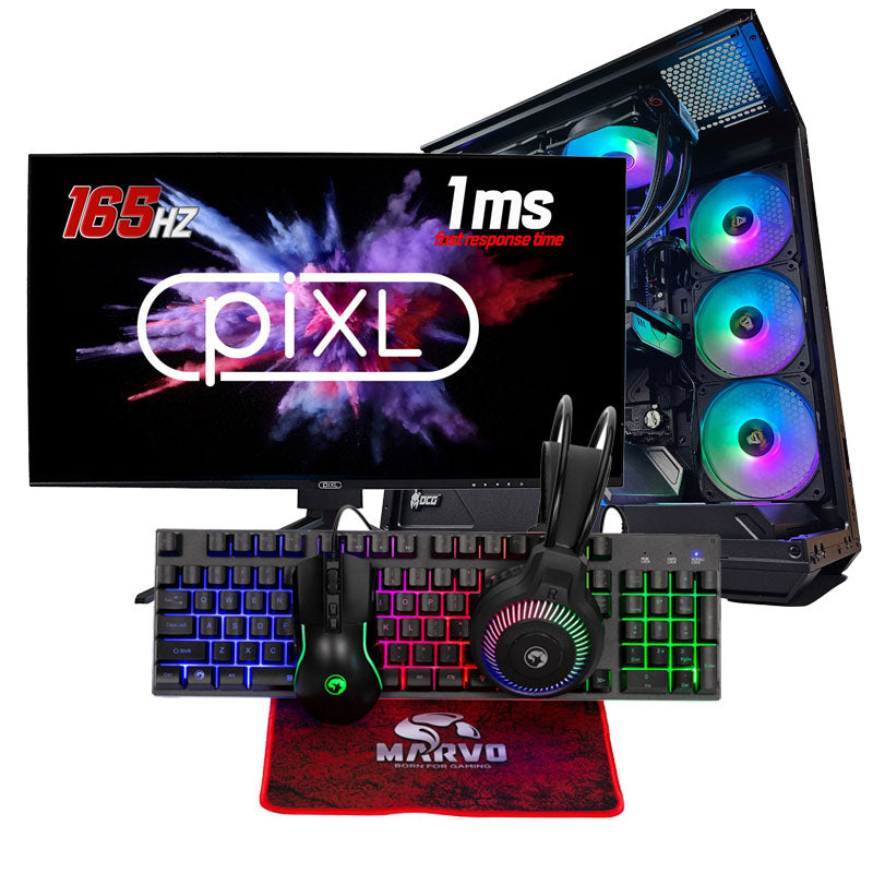 DCG NX360 | AMD Ryzen 7 5700X | Nvidia RTX 4060 Ti 8GB | 16 GB de RAM | SSD de 500 GB | Ventanas 10/11 | PC para juegos