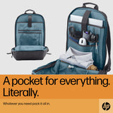 HP Travel 18 Liter 15.6 Iron Grey Laptop Backpack