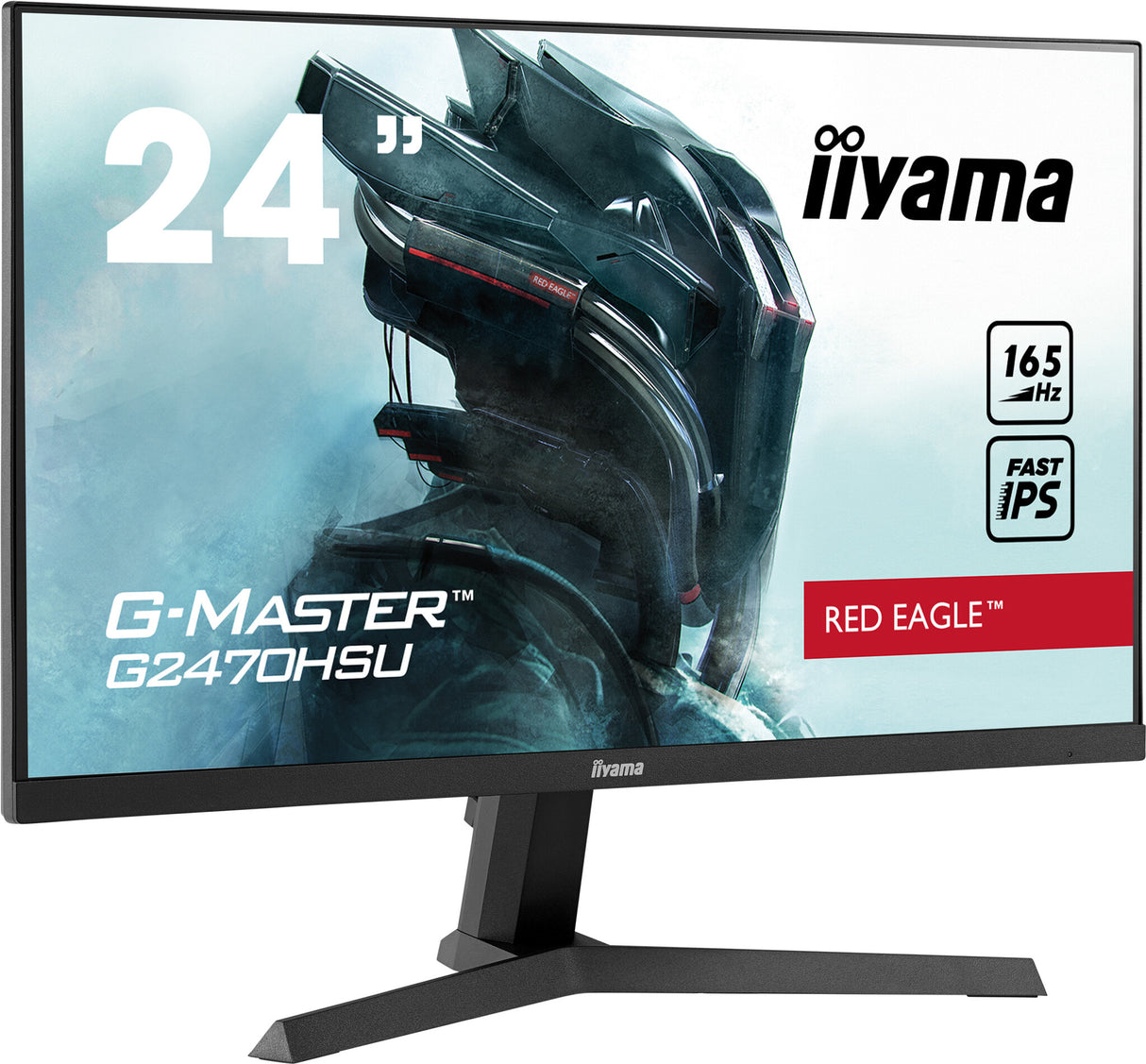 iiyama G-MASTER Red Eagle LED display 60.5 cm (23.8") 1920 x 1080 pixels Full HD Black