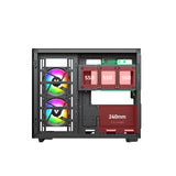 VIDA EDGE MINI MATX ARGB BLACK CASE Cube