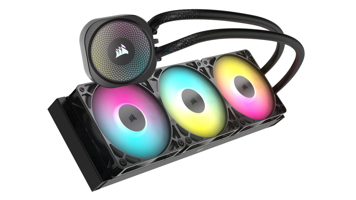 Corsair Nautilus 360 RS ARGB Processor All-in-one liquid cooler Black