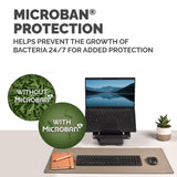 Fellowes Computer Desk Mat with Non-Slip Base Breyta Desk Mat with Antibacterial Protection Sand