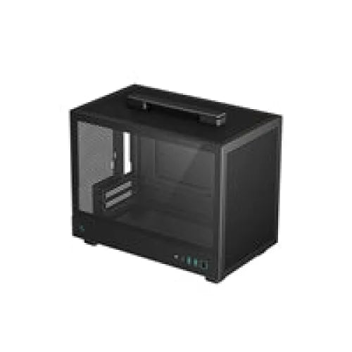 DeepCool CH160 Ultra-Portable Gaming Case Black Micro Tower