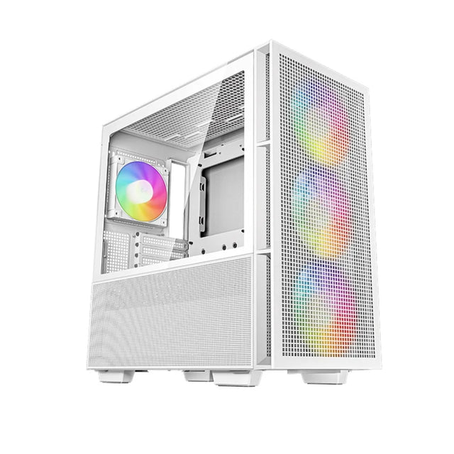 DeepCool CH560 White Mid Tower Gaming Case Tempered Glass