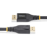 StarTech.com 10m (33ft) Active DisplayPort 1.4 Cable, DP8K DisplayPort Cable w/HBR3, HDR10, MST, DSC 1.2, HDCP 2.2, 8K 60Hz, 4K 120Hz - DP 1.4 Cable M/M