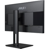 MSI Pro MP245PG 24 Inch Monitor, FHD (1920 x 1080), 100Hz, IPS, 1ms, 1x HDMI 1.4b, 1x DP 1.2a output, 1x D-Sub(VGA), Built-in Speakers, Anti-Glare, Anti-Flicker, Less Blue light, TÜV Certified, VESA, Kensington, 4-way adjustable stand, Black