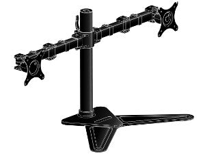 iiyama DS1002D-B1 monitor mount / stand 76.2 cm (30") Black Desk