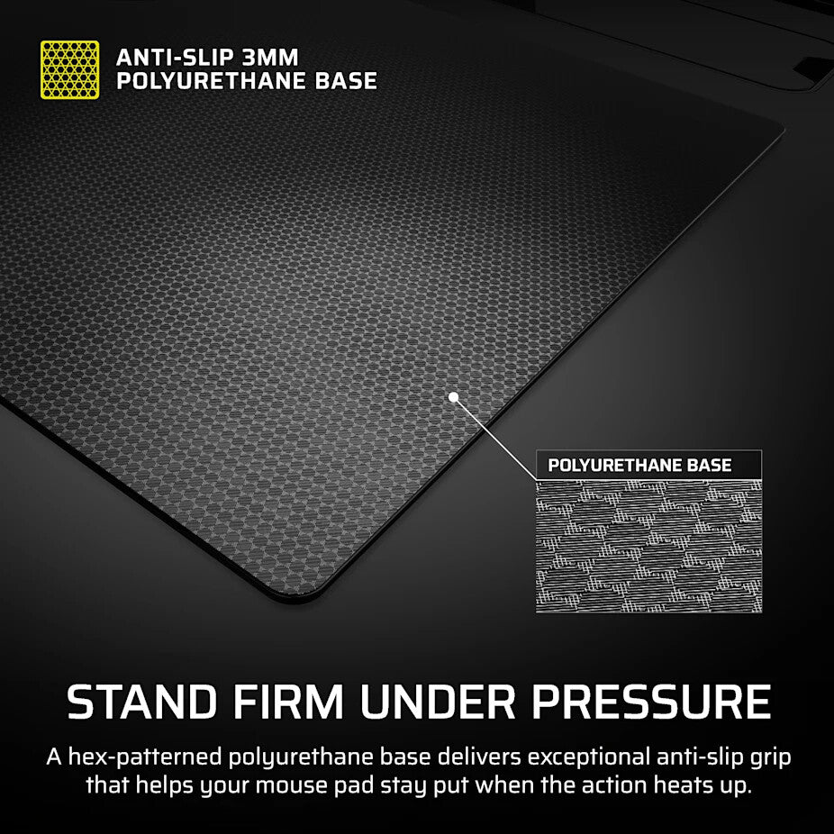Corsair MM Glass Large Gaming mouse pad Black