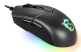MSI CLUTCH GM11 WHITE Gaming Mouse '2-Zone RGB, upto 5000 DPI, 6 Programmable button, Symmetrical design, OMRON Switches, Center'