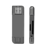 PREVO CR312 card reader USB Type-A/USB Type-C/Lightning Black