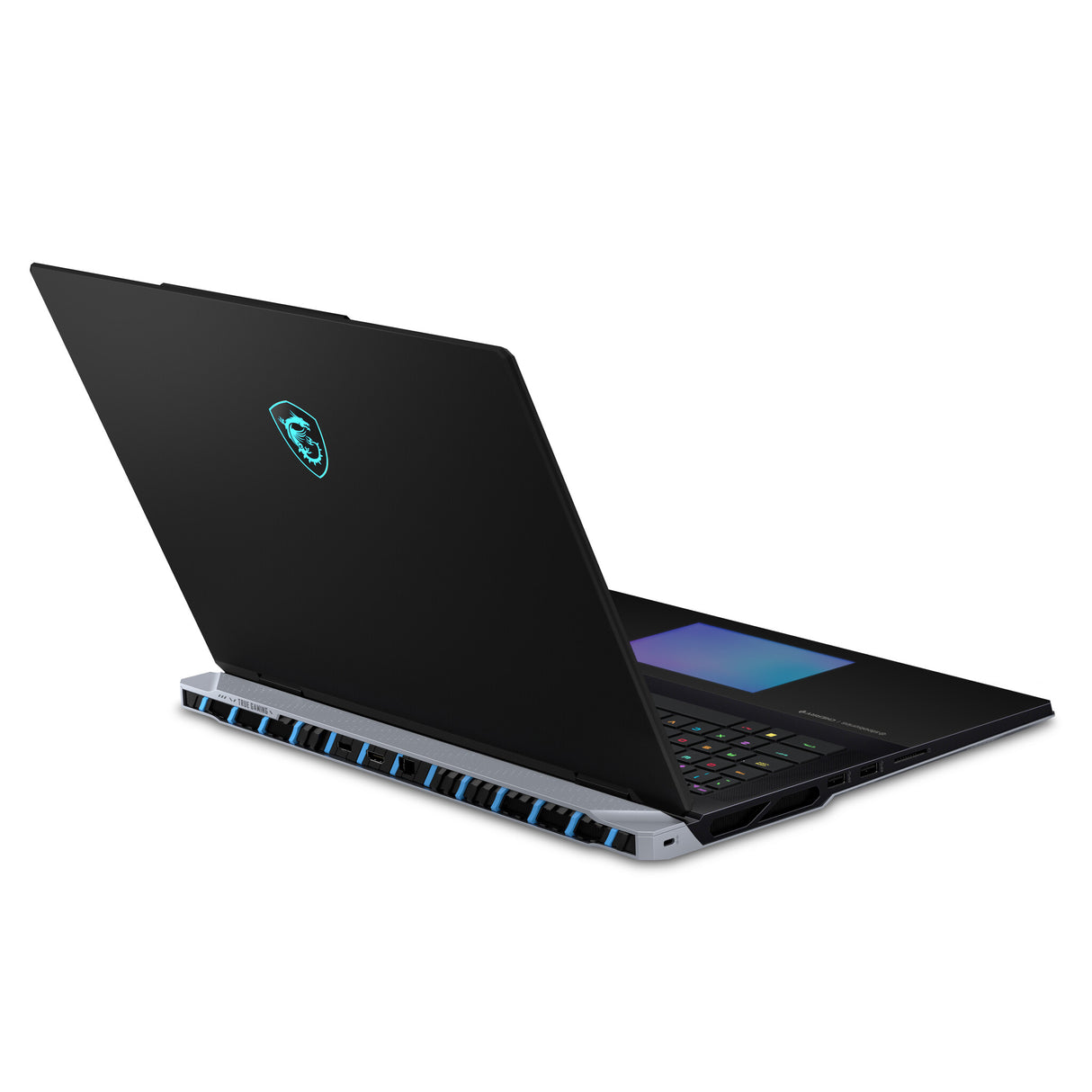 MSI Titan 18 HX A14VHG-004UK Intel® Core™ i9 i9-14900HX Laptop 45.7 cm (18") UHD+ 64 GB DDR5-SDRAM 2 TB SSD NVIDIA GeForce RTX 4080 Wi-Fi 7 (802.11be) Windows 11 Pro Black