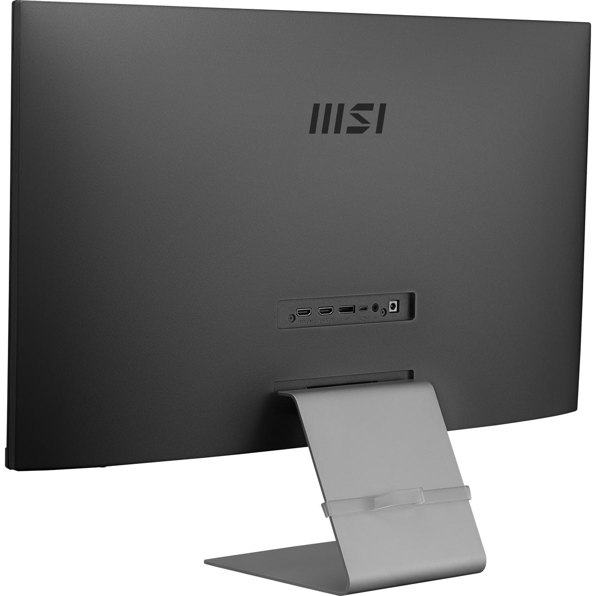 MSI Modern MD271UL 27 Inch Monitor, UHD (3840 x 2160), 60Hz, IPS, 4ms, Adaptive-Sync, 2x HDMI, DisplayPort, USB Type-C, Anti-Glare, Anti-Flicker, Less Blue light, TÜV Certified, Kensington, Grey