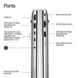 HP EliteBook 6 G2a 14 inch Notebook Next Gen AI PC AMD Ryzen™ AI 7 445 Laptop 35.6 cm (14") WUXGA 16 GB DDR5-SDRAM 512 GB SSD Wi-Fi 6E (802.11ax) Windows 11 Pro Silver
