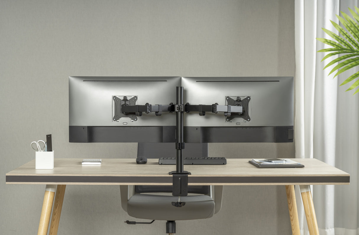 Origin Storage Gas Spring Dual Monitor Arm with VESA 75x75 and 100x100