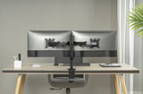 Origin Storage Gas Spring Dual Monitor Arm with VESA 75x75 and 100x100