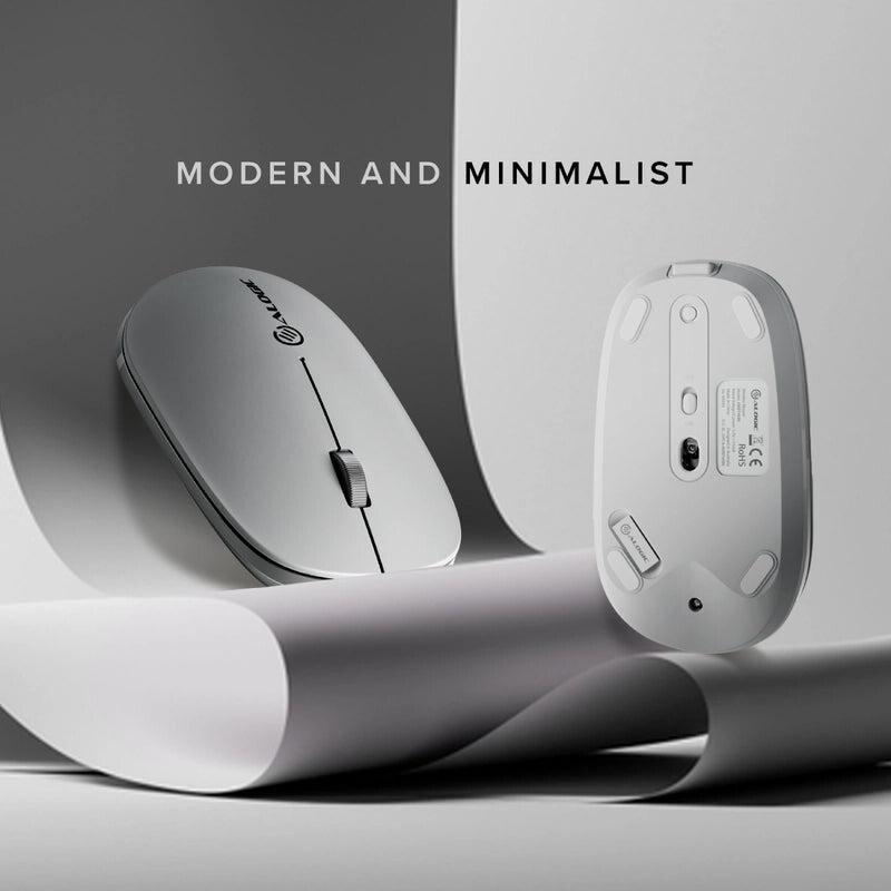 ALOGIC AMBT4KWH mouse Travel Ambidextrous RF Wireless + Bluetooth