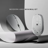 ALOGIC AMBT4KWH mouse Travel Ambidextrous RF Wireless + Bluetooth