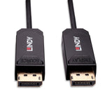 Lindy 10m Fibre Optic Hybrid DP 2.0 UHBR10 Cable