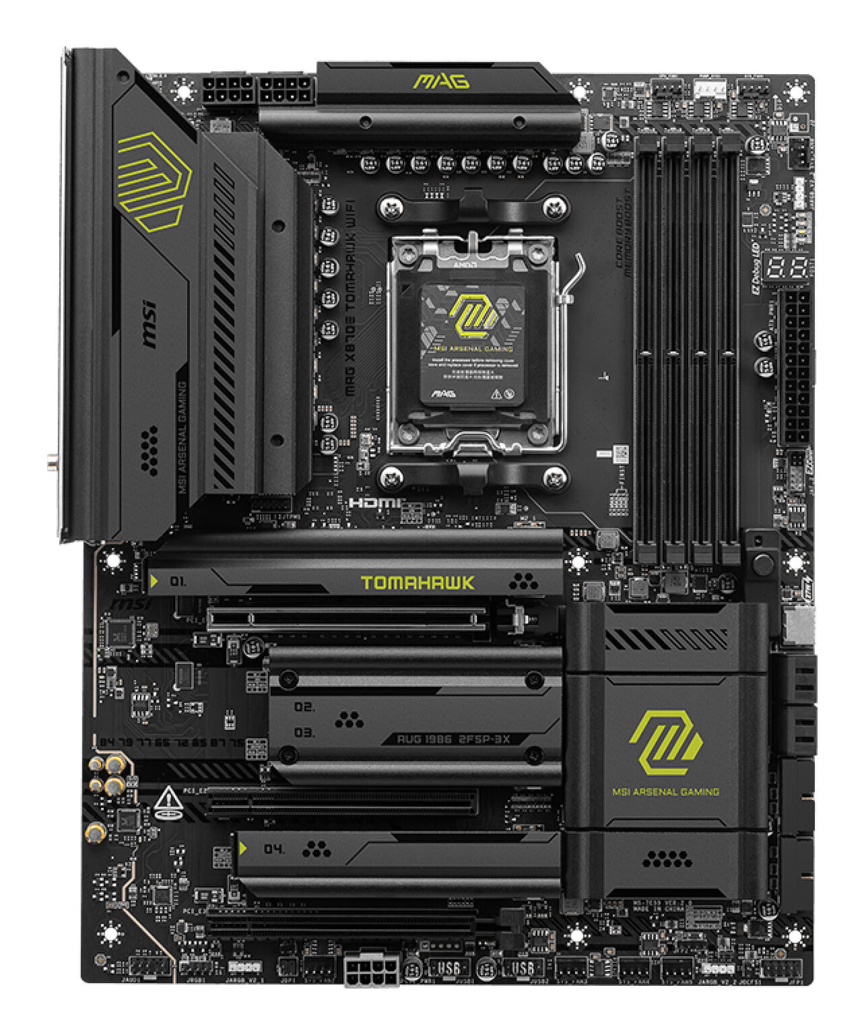 MSI MAG X870E TOMAHAWK WIFI motherboard AMD X870E Socket AM5 ATX