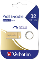 Verbatim Metal Executive - USB 3.0 Drive 32 GB - Gold