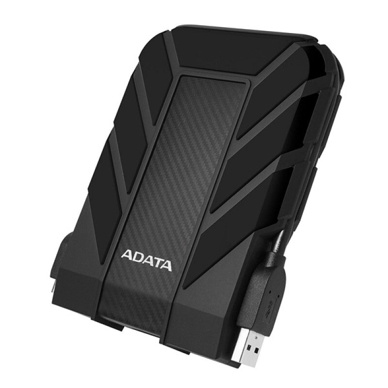 Adata HD710 Pro Durable 2 To USB 3.1 Disque dur externe portable IP68 étanche, résistant aux chocs, à la poussière, noir