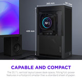 NZXT H2 Flow Small Form Factor (SFF) Black
