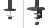 Neomounts DS60-600BL2 Monitor arm 10-32" - Quick-fix - 180°-stop